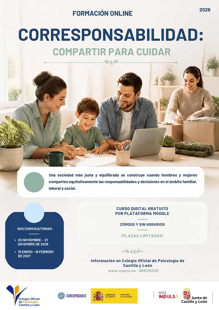 Formación online «Corresponsabilidad: compartir para cuidar»